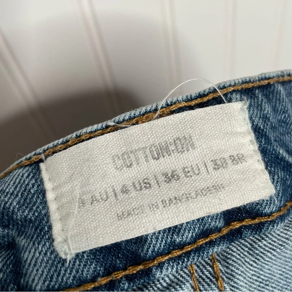 Cotton On Mid Rise Relaxed Cuffed Jean Shorts - Picture 6 of 8